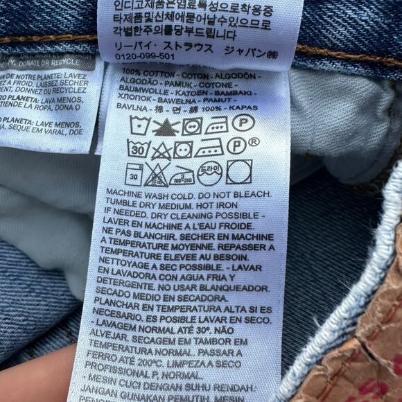 Vintage Levi’s Men’s 501 Blue Straight Leg Jeans, Size 34x30 - Picture 4 of 4